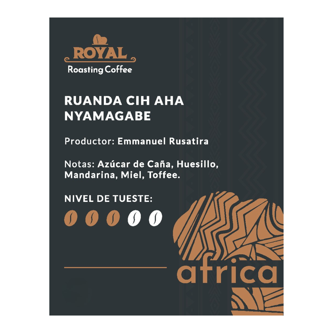 Royal Roasting Coffee - Cih Aha Baho Coffee / NYAMAGABE