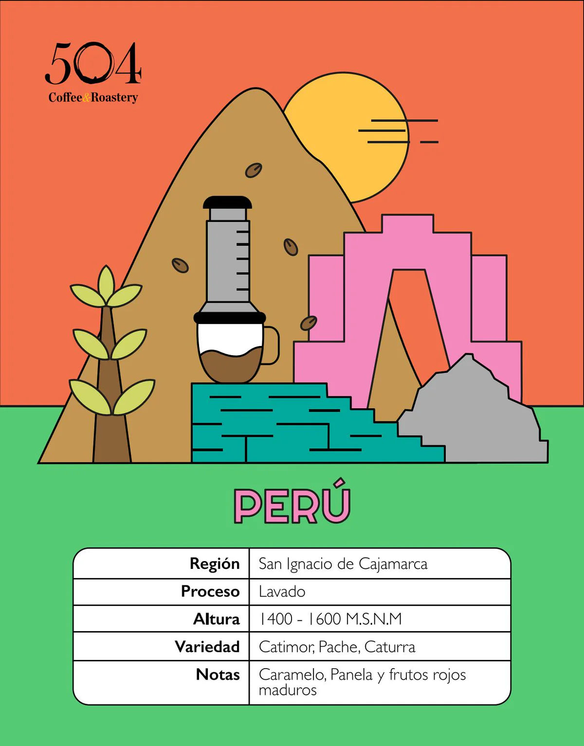 504 Coffee & Roastery - Perú