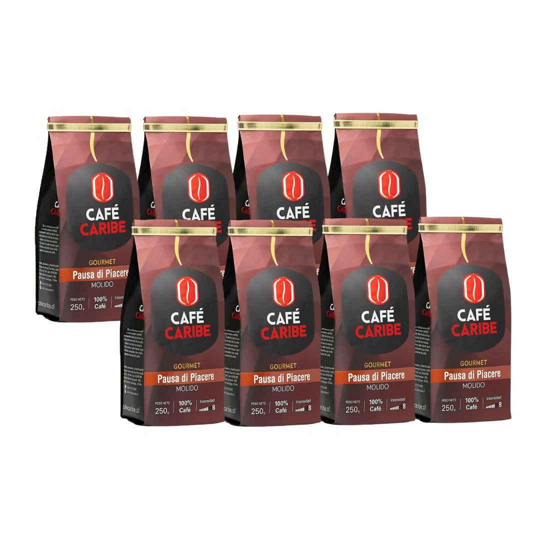 x8 Café Pausa di Piacere Molido 250gr - 2 kilos