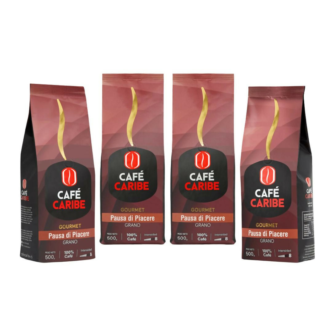 x4 Café Pausa Di Piacere Gourmet Grano 500gr - 2 kilos