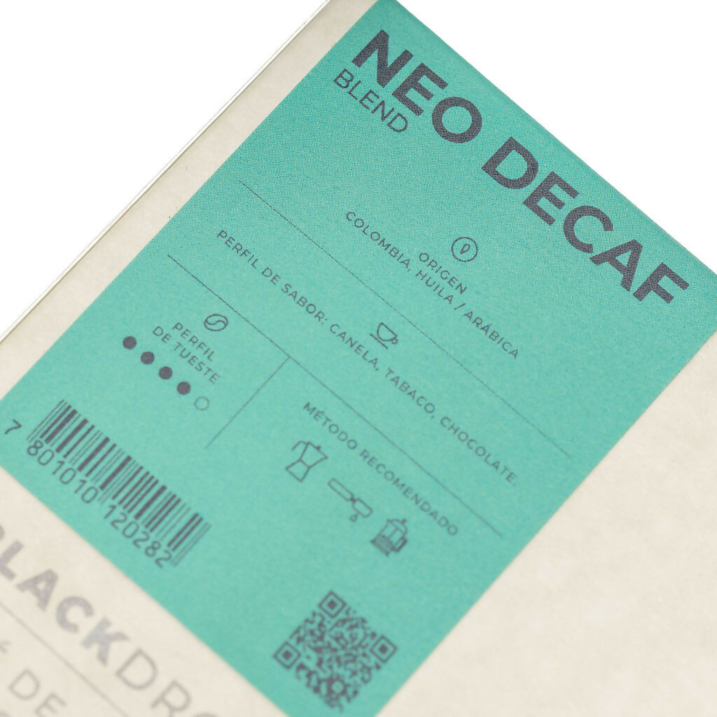 Blackdrop - Café Neo decaf - El Mundo del Café