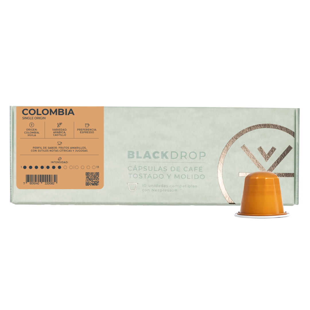 Blackdrop - Café en cápsulas Colombia - El Mundo del Café