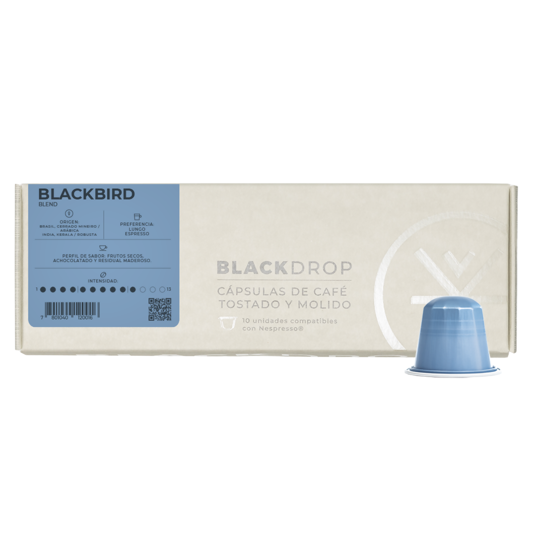 Blackdrop - Café en cápsulas Blackbird - El Mundo del Café