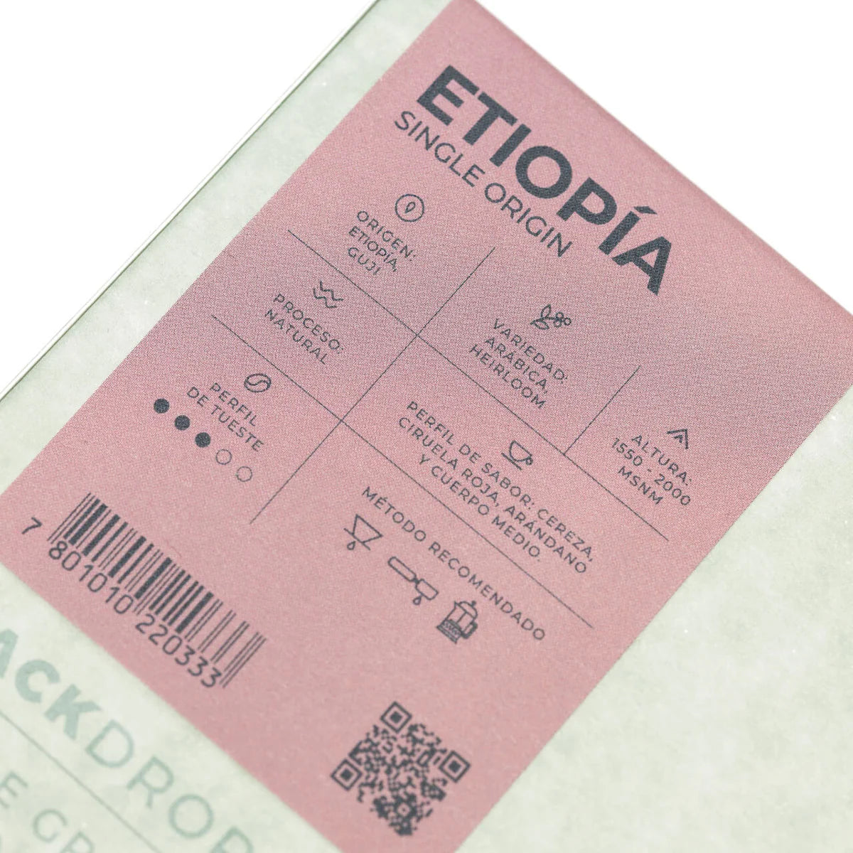 Blackdrop - Café de Etiopia - El Mundo del Café