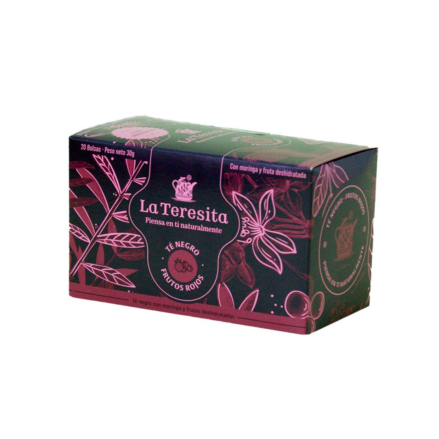 La Teresita - Té Negro Moringa Frutos Rojos